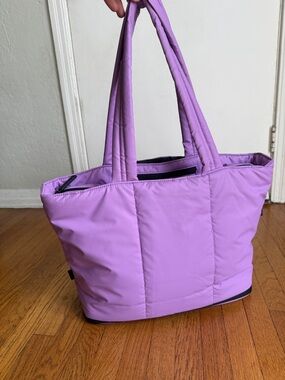 CALPAK Luka Expandable Laptop Tote in Lilac - Travel Tote